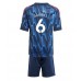 Arsenal Gabriel Magalhaes #6 Bortedraktsett Barn 2025-26 Korte ermer (+ Korte bukser)